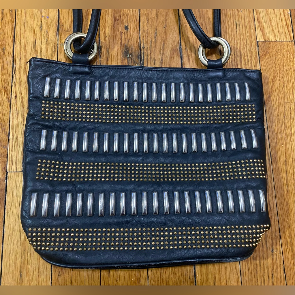 [Vintage] Bags By Pinky: Studded Crossbody Purse